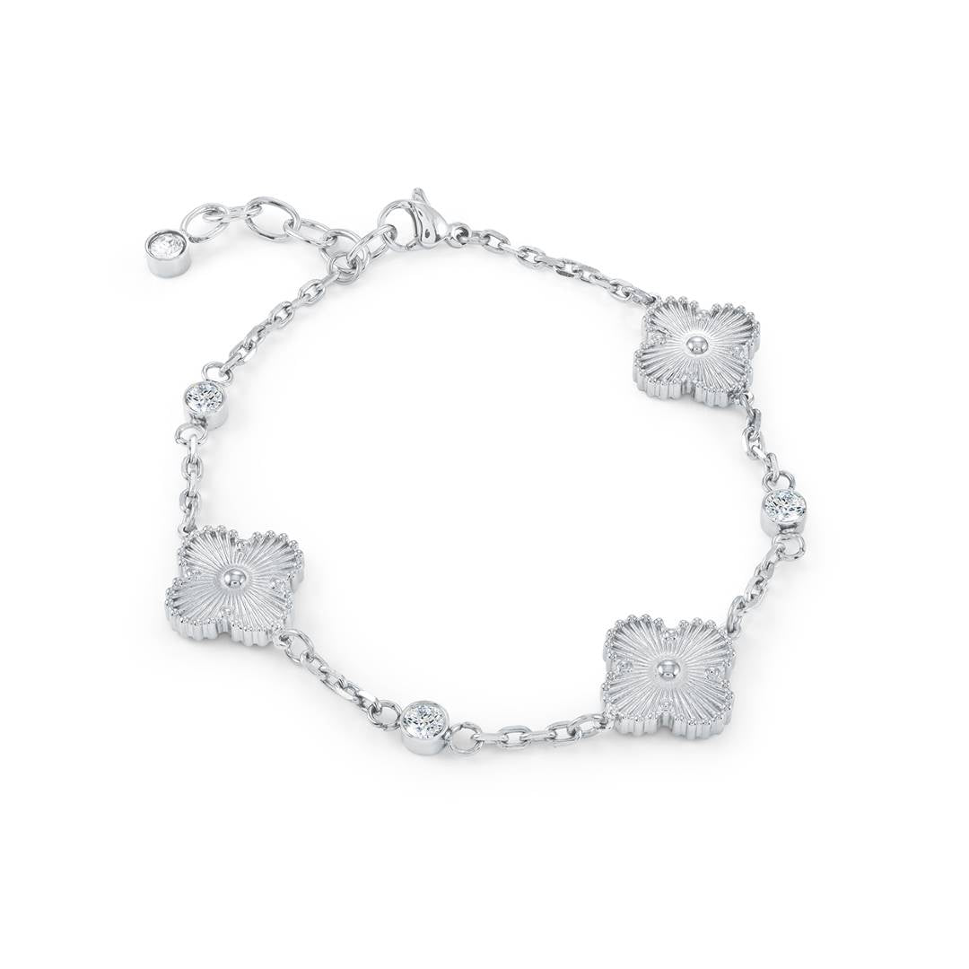 13mm-Lucky-Clover Station Bracelet