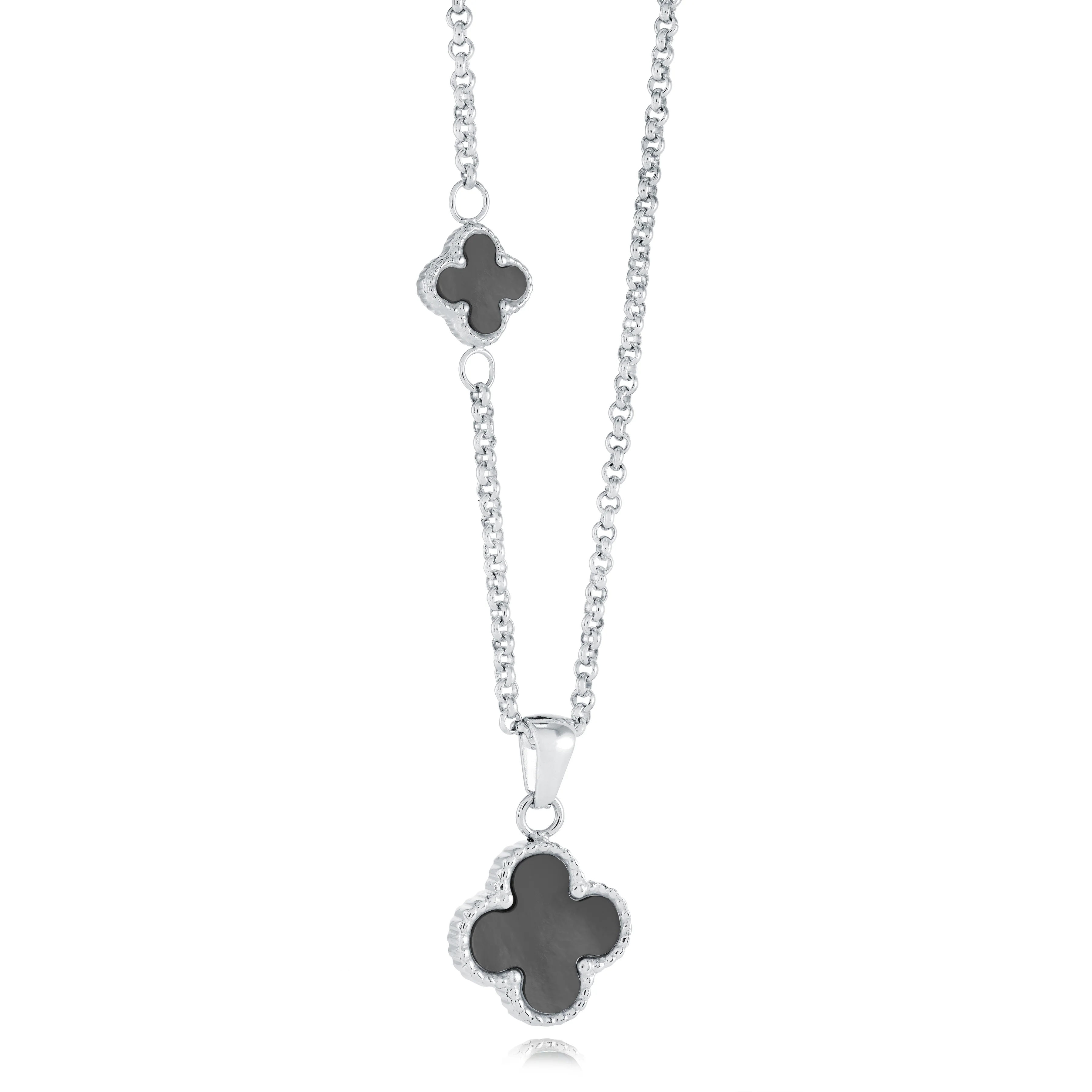 15mm Reversible Lucky-Clover Necklace - Image 2
