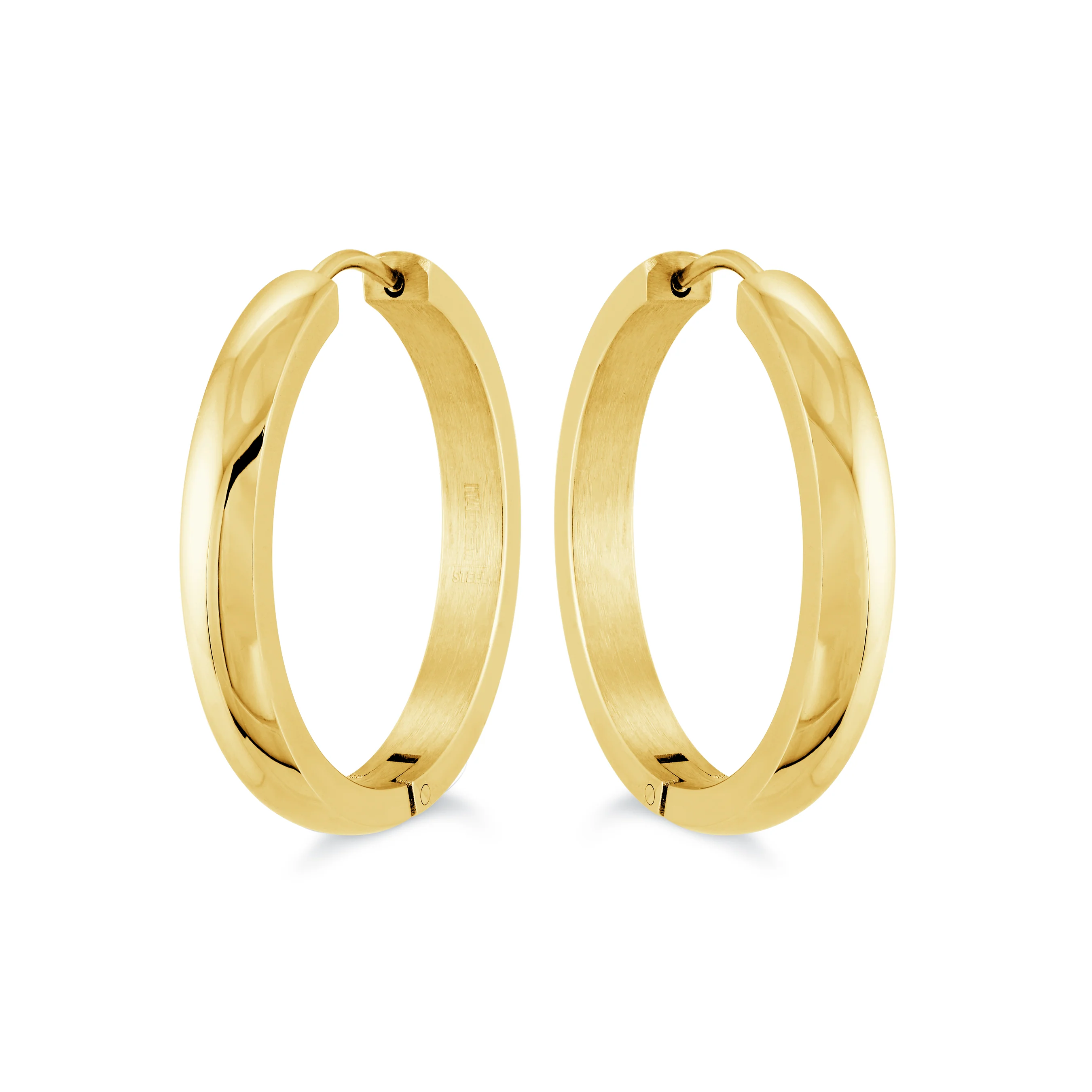 25mm Classic Hoop Earrings - Image 2