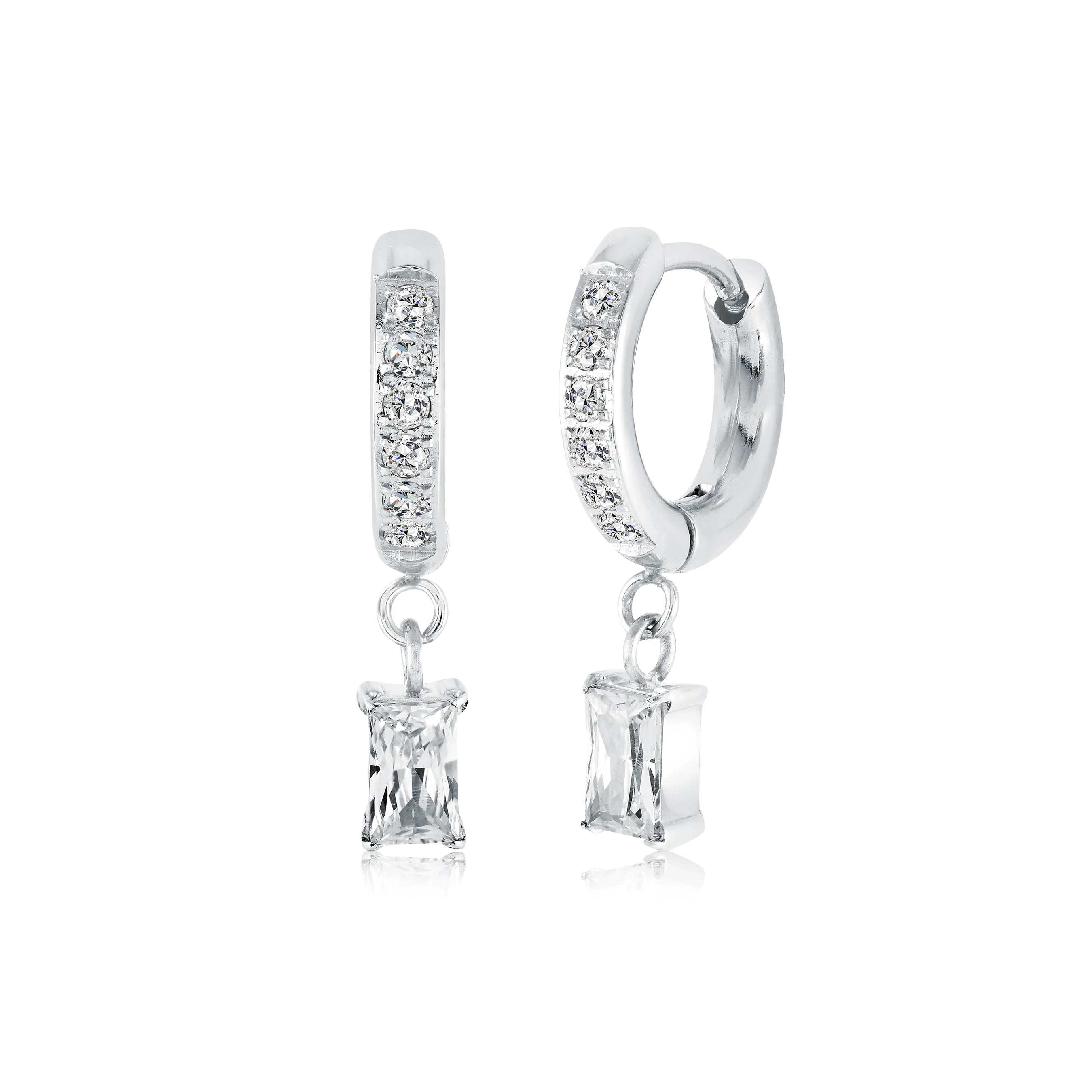 3mm Emerald Cz Dangles