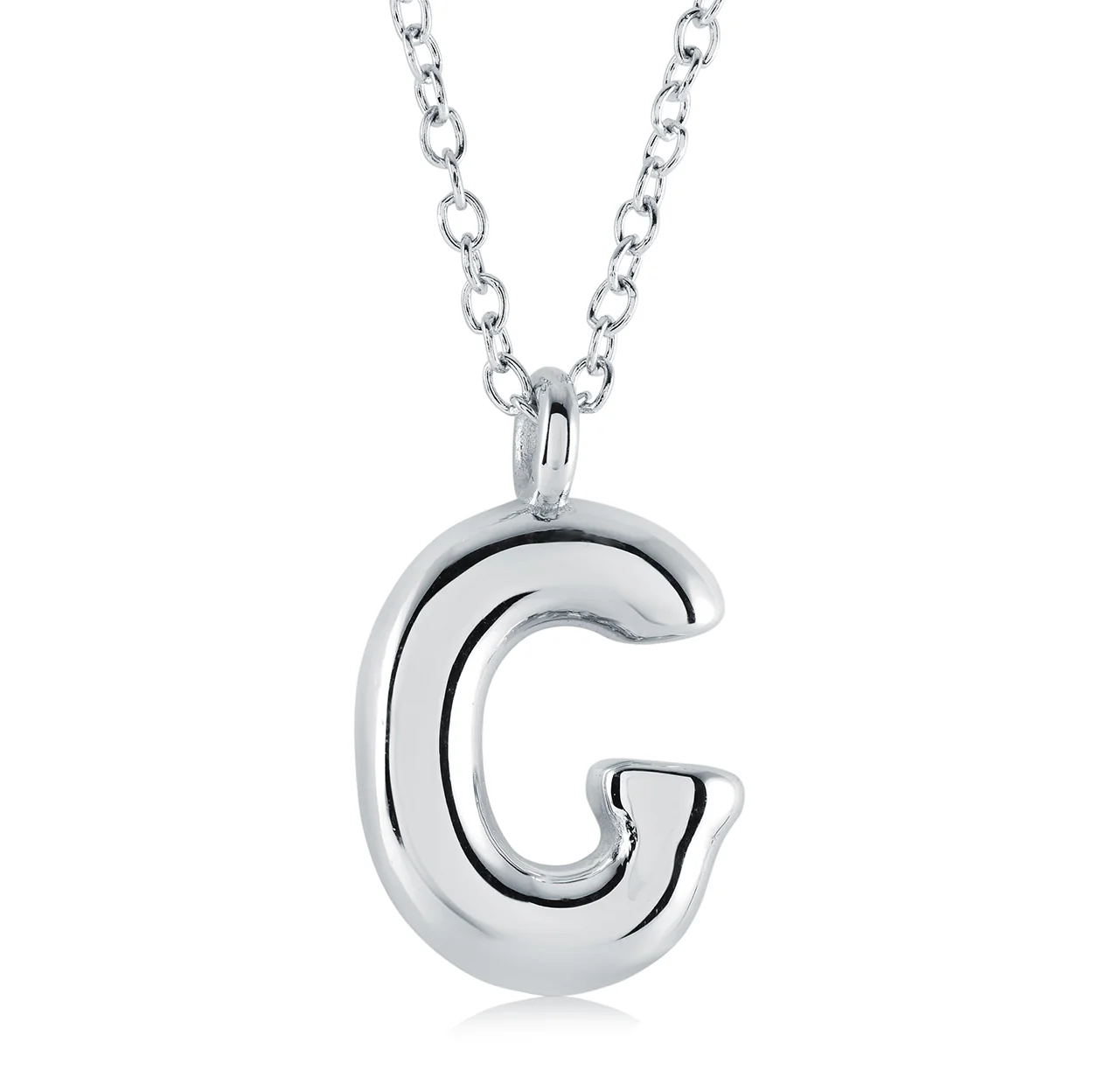 Bubble Initial Necklace - Image 28