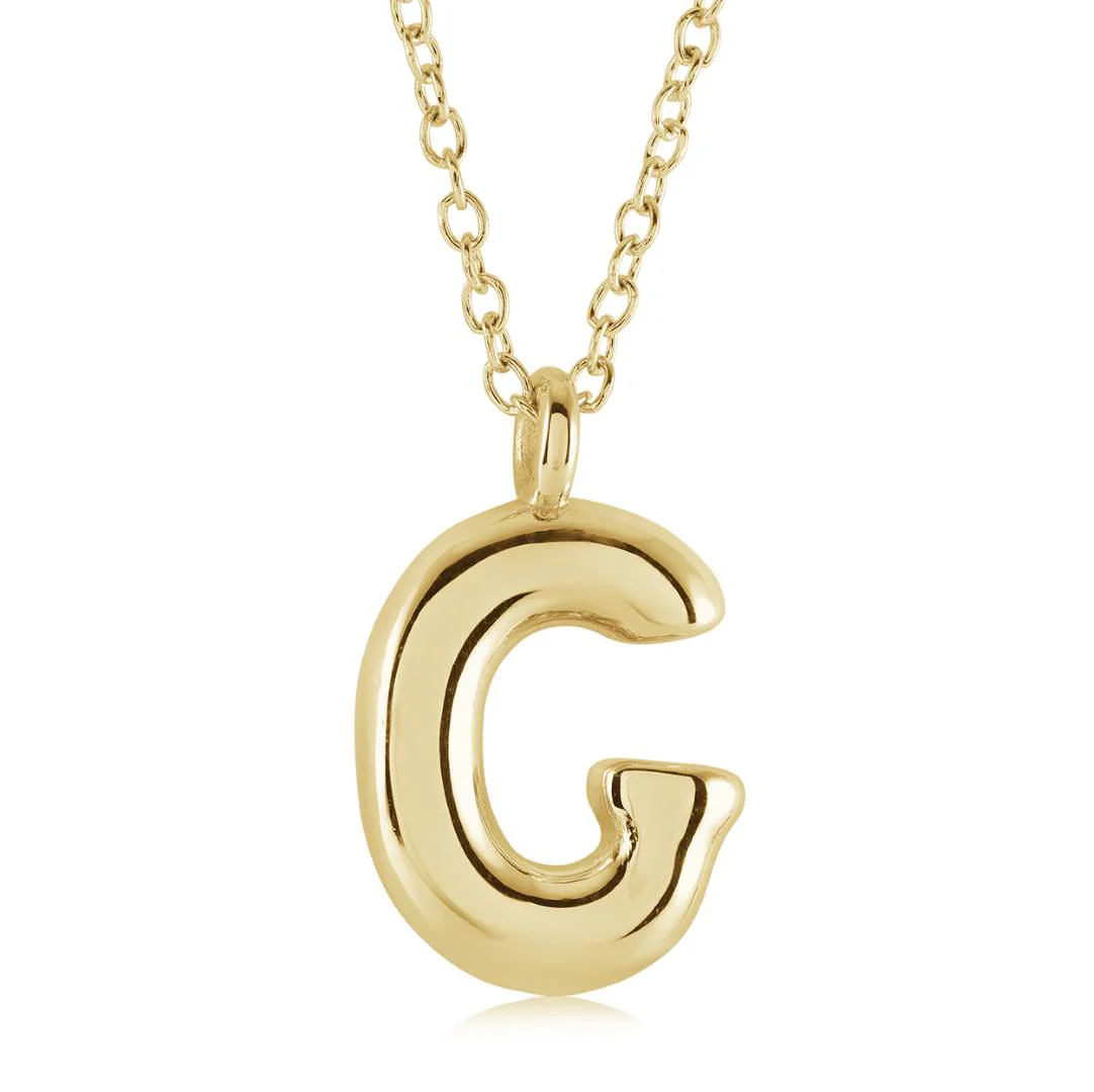 Bubble Initial Necklace - Image 29