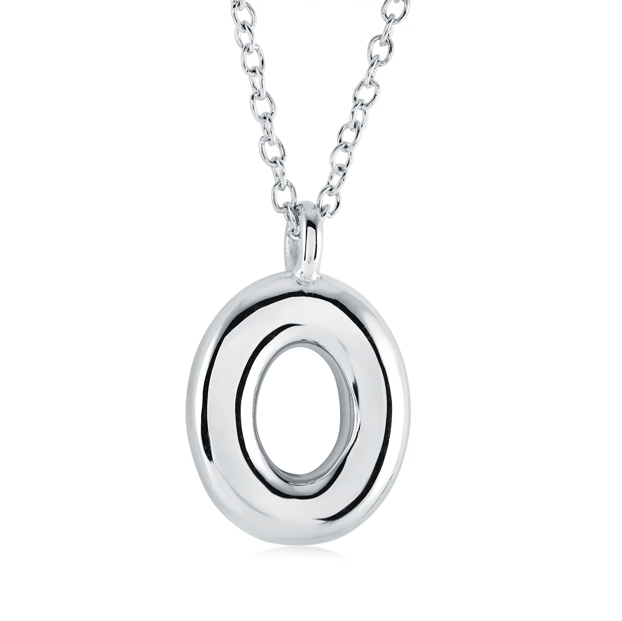 Bubble Initial Necklace - Image 44