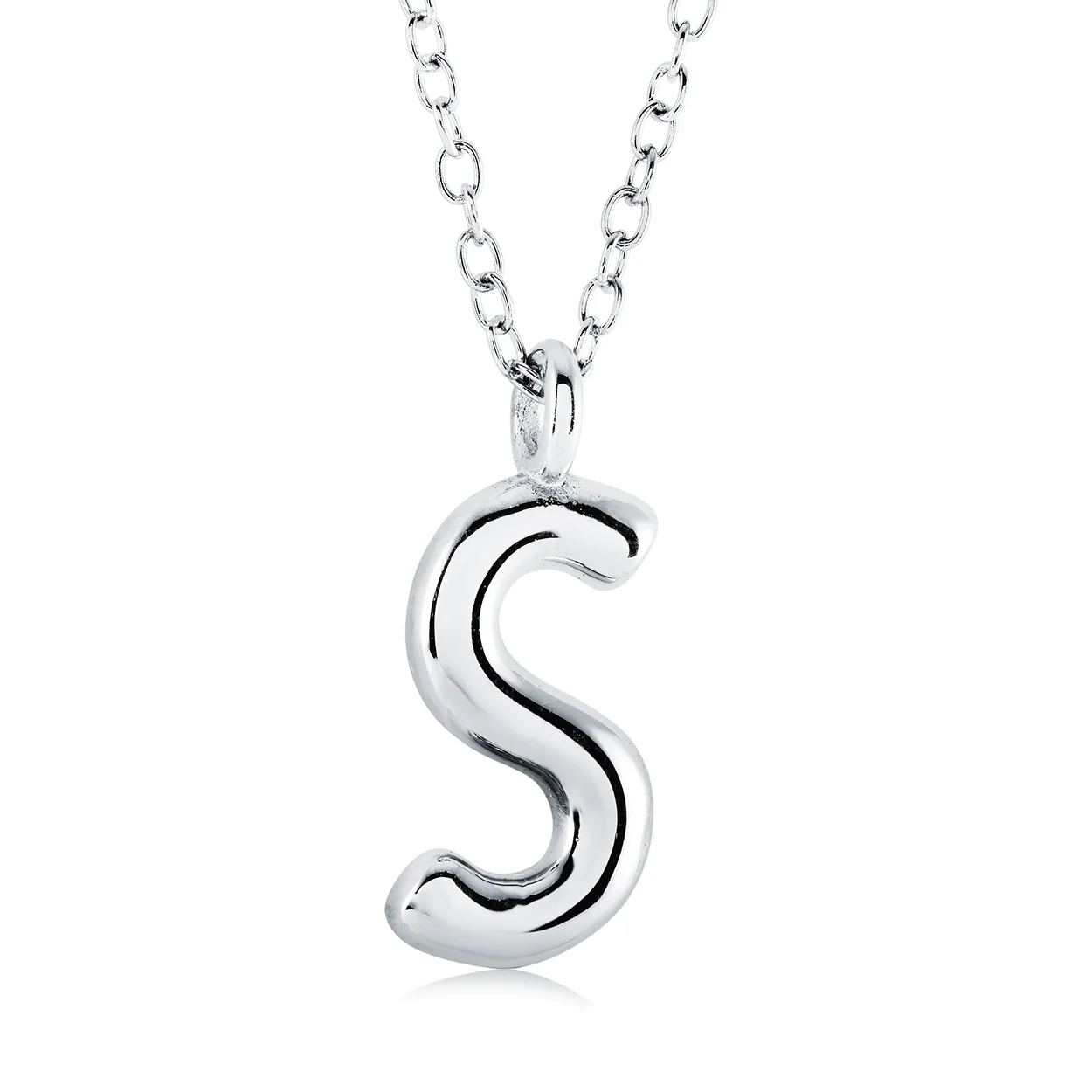 Bubble Initial Necklace - Image 52