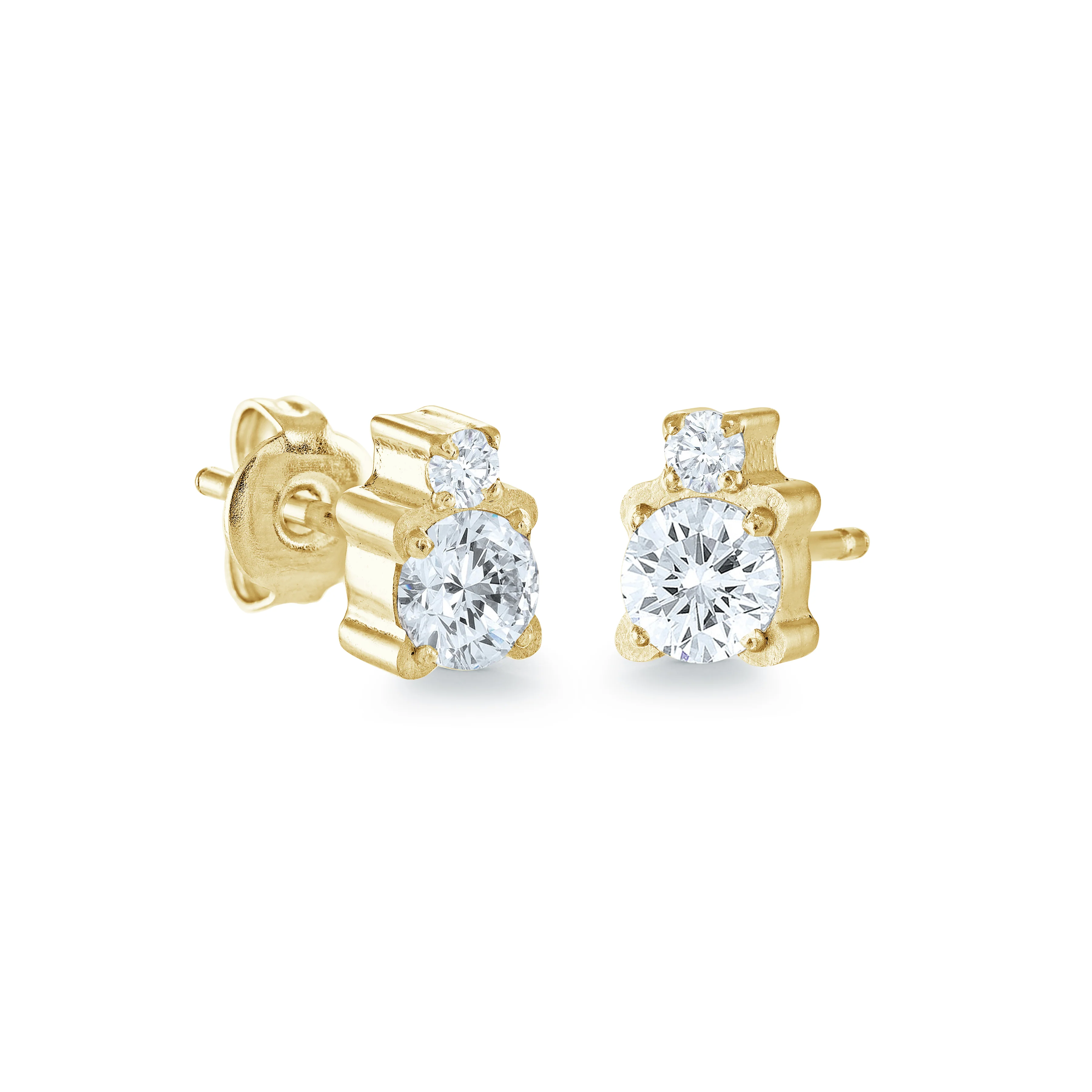 Double Cz Studs - Image 2
