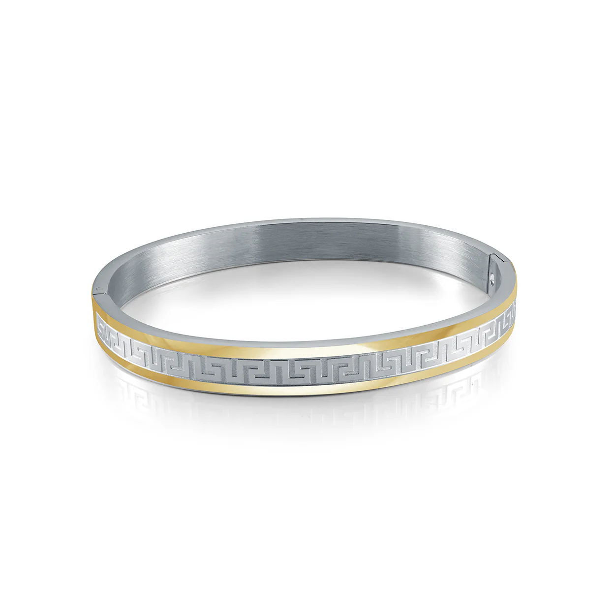 Greek Key Bangle Bracelet