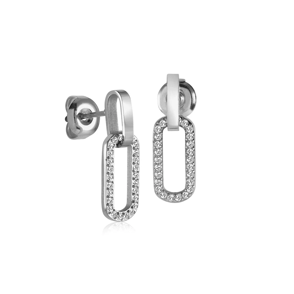 Oval Cz Studs